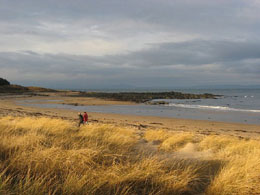 North Berwick Law Snow